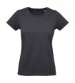 Dames T-shirt B&C Inspire Plus TW049 Dark Grey